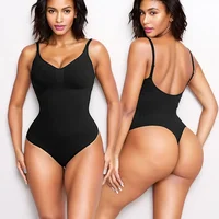 Kardashian SK High Elasticity Bodysuit Waist Cincher Briefs Abdomen Slimming Underwear Beauty Shaping One-Piece Suit