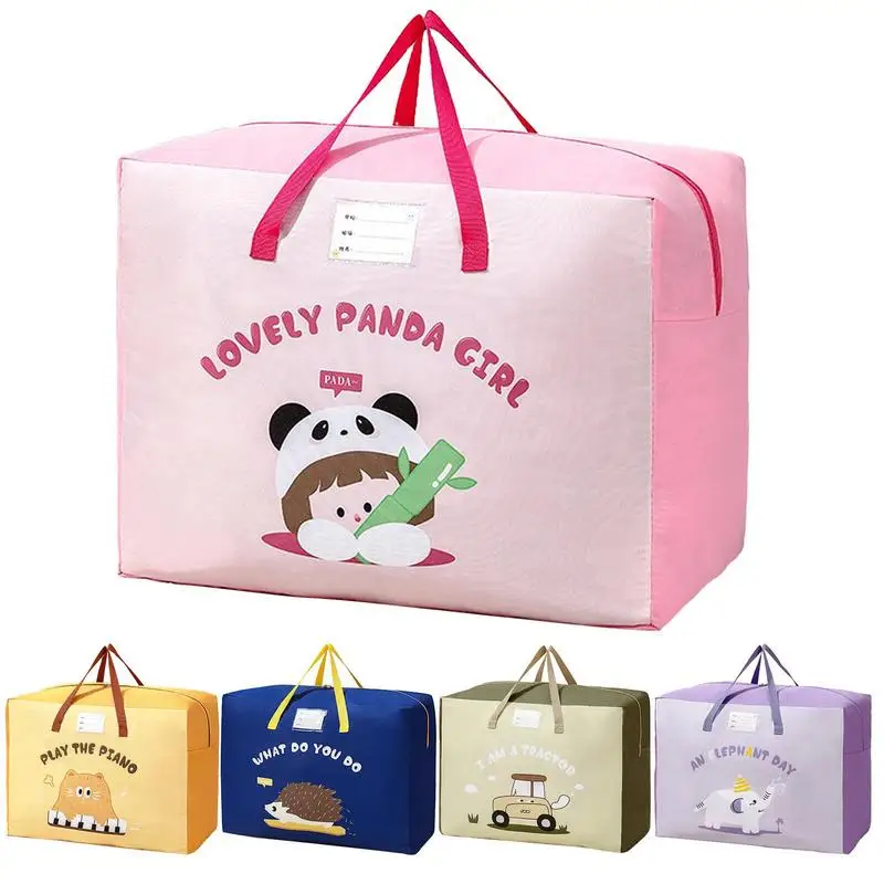 

Quilt Storage Bag Foldable Comforter Storage Bag Large Capacity Dust-proof Wardrobe Quilt Clothes Organizer Storage Box