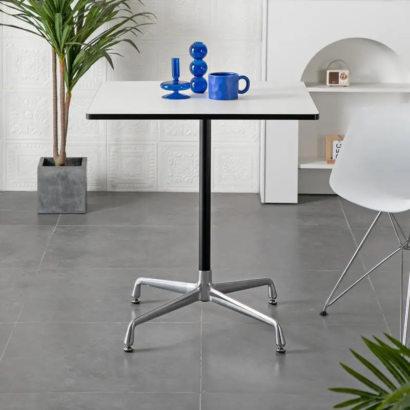 Internet celebrity Instagram antique style round square round coffee  square coffee  dining  Nordic des