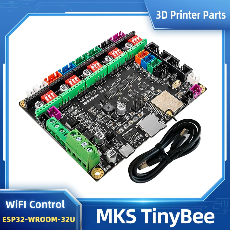 

MKS Tinybee 3D Printing Motherboard Esp32 WROOM WiFi Support Marlin 2.0