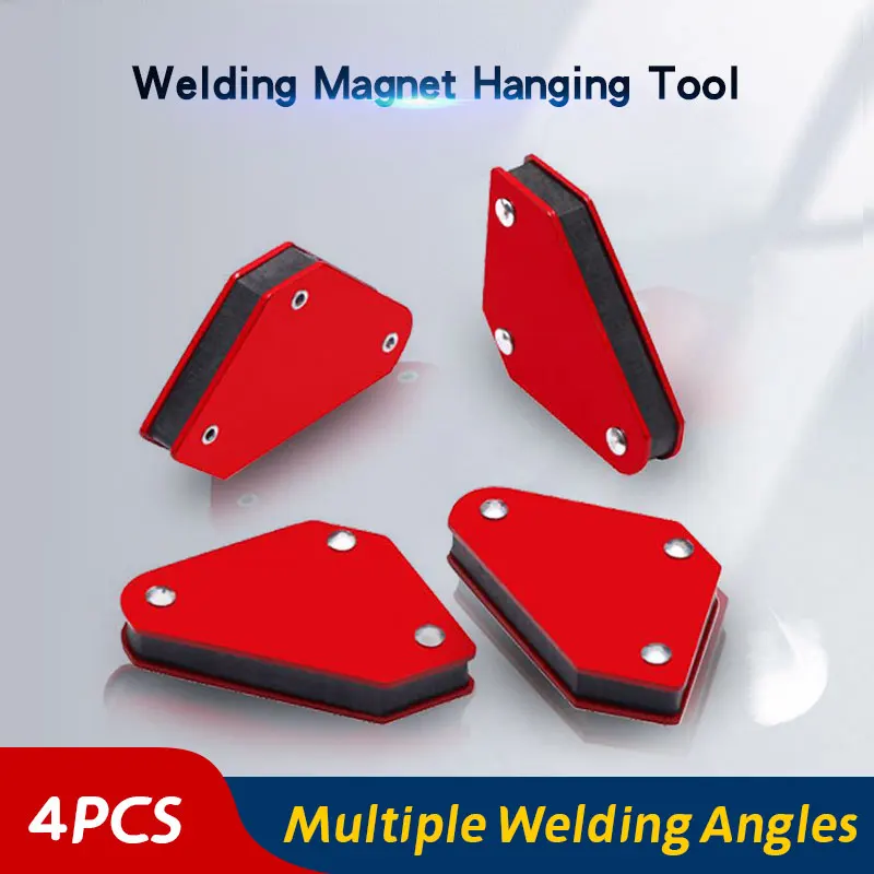 Welding Magnet Magnetic Holder 4pcs 45/90/135 Degrees 10LBS Arrow Clamp Magnetic Clamp for Welding Positioner Locator Tools