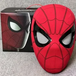 Iron - Spider Action Figure with Metal Spider Legs - Superhero Collectible Toy for Birthday Gift or Home Desk Decoration (Mask - A)