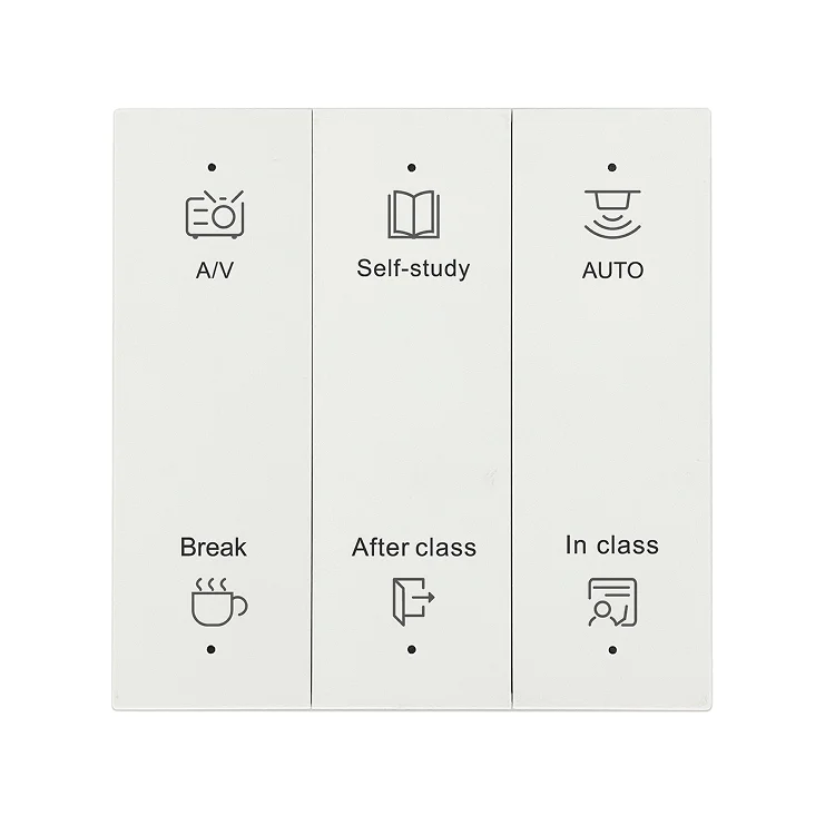 Home Smart Zigbee Push Button Power Switch 6 Button Wireless Control