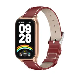 Cinturino in Pelle Premium per Bracciale Fitness Intelligente - Accessorio Elegante per Polso
