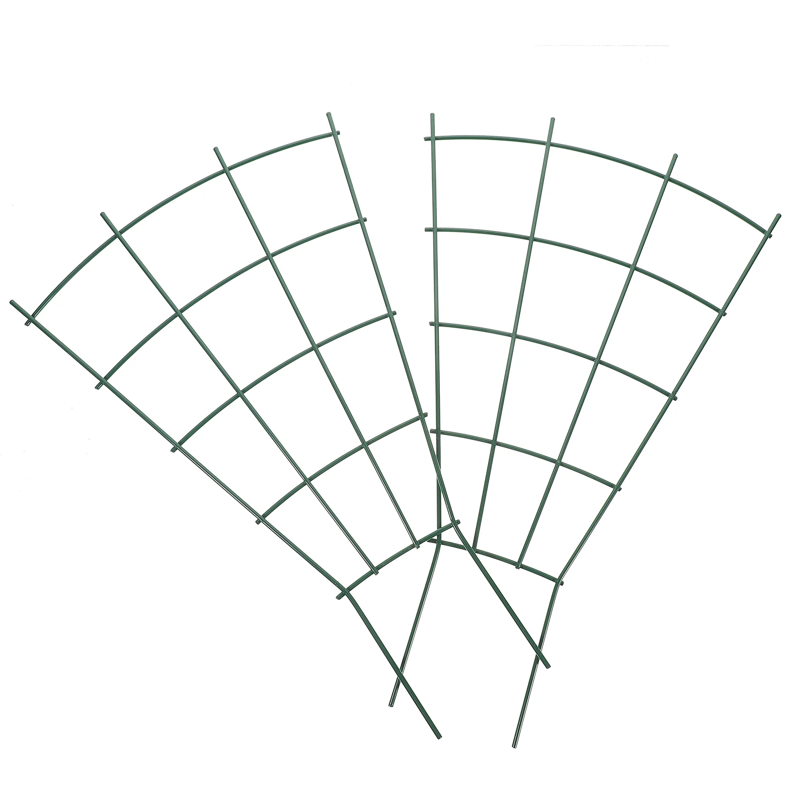 

2 Pcs Four-piece Set (33*10cm) 3mm Garden Planting Rack outside House Trellis Plants Support Vine Climbing Stand Crafts Pergola