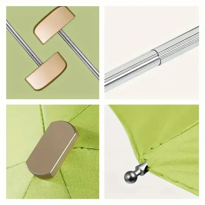 6-bone Mini Folding Pocket Portable UV Resistant Sun Umbrella