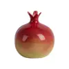 Ceramic Pomegranate Flower Vase Artificial Pomegranate Fruit Flower Arrangement Accessories Porcelain Crafts Home Decoration 6