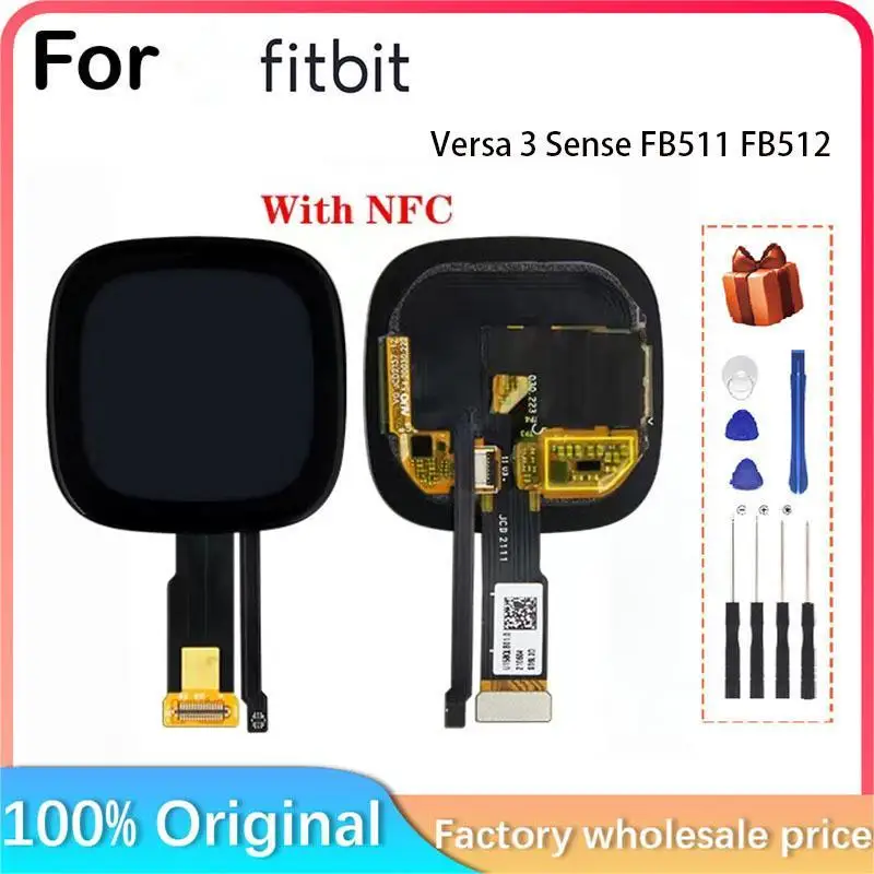 Für Fitbit Versa 3 Fitbit Sense FB 511 FB 512 OLED LCD Display Teile Ersatz Reparatur Verwenden – Detail 5
