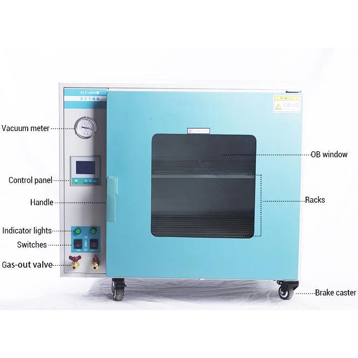 

China Resin Machine Vacuum Drying Chamber Chemical Industry Lab Heating Oven Benchtop Vacuum Dryer Oven