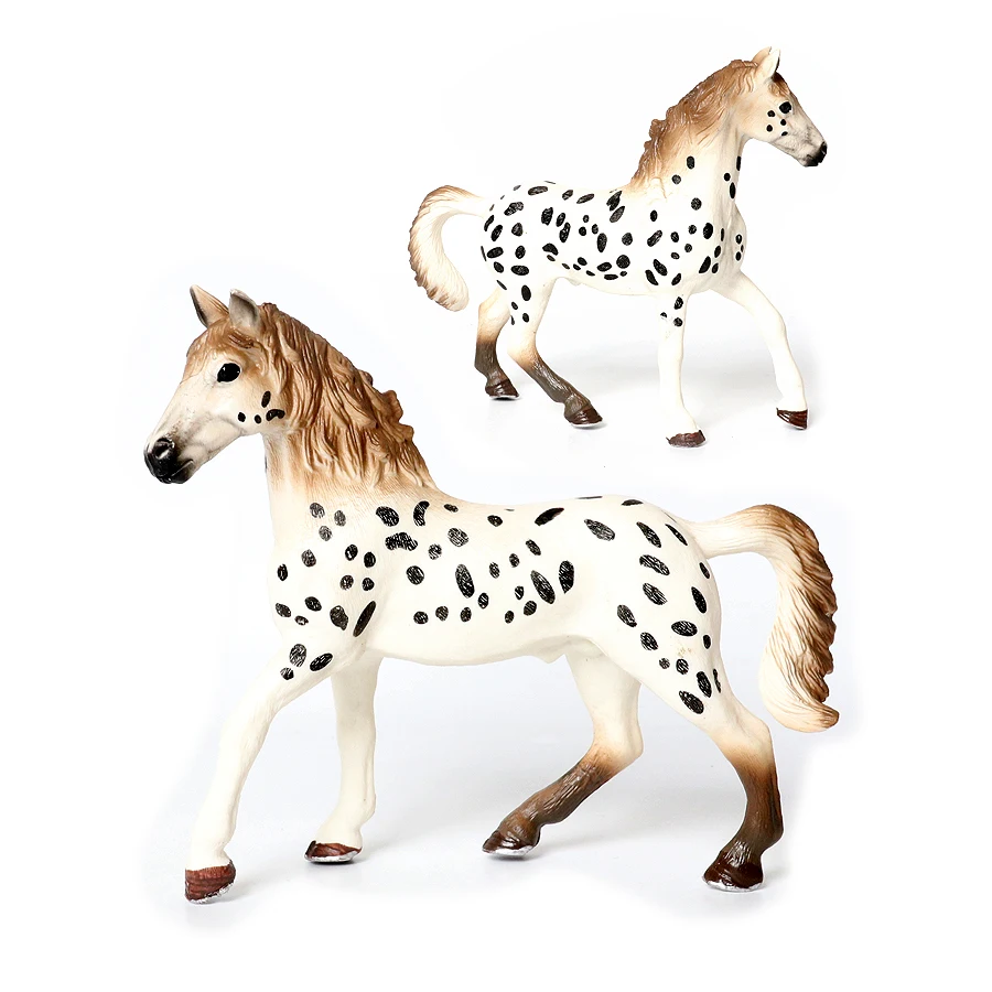 Large Realistic Horse Figurine with Detailed Textures – Farm Animal Toy & Party Decoration