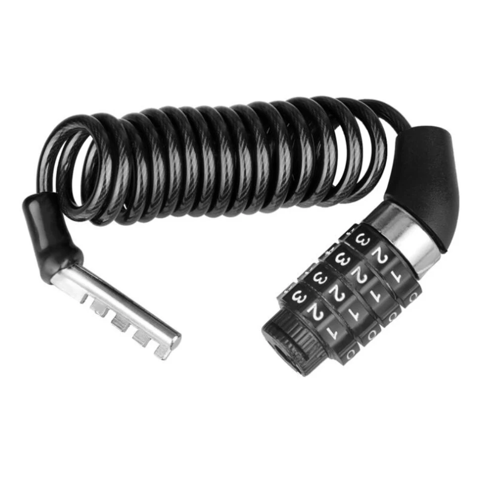 Description Picture 6 of itemLock Steel Cable Chain Anti-Theft Combination Number Code 4 Digit Portable Outdoor Road Bike Locks Accessories