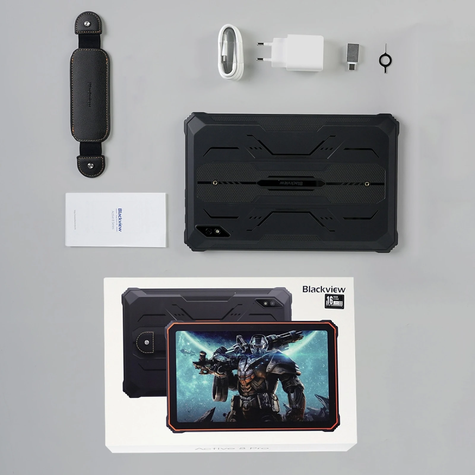 Blackview Active 8 Pro 4G Rugged Tablet PC 10.36" 8GB+256GB Android 13 Helio G99 22000mAh 33W Fast Charge Global Version Tablet