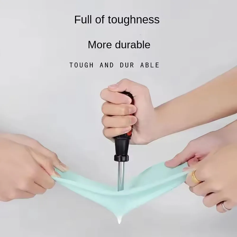 1 Paar wasserdichte Silikon-Überschuhe für Regentage, wiederverwendbar, rutschfest, für Erwachsene_voghion.com