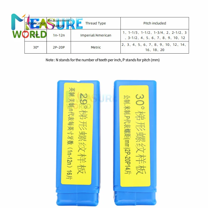 Thread gauge Check thread size Specified gauge Tooth gauge thread gauge