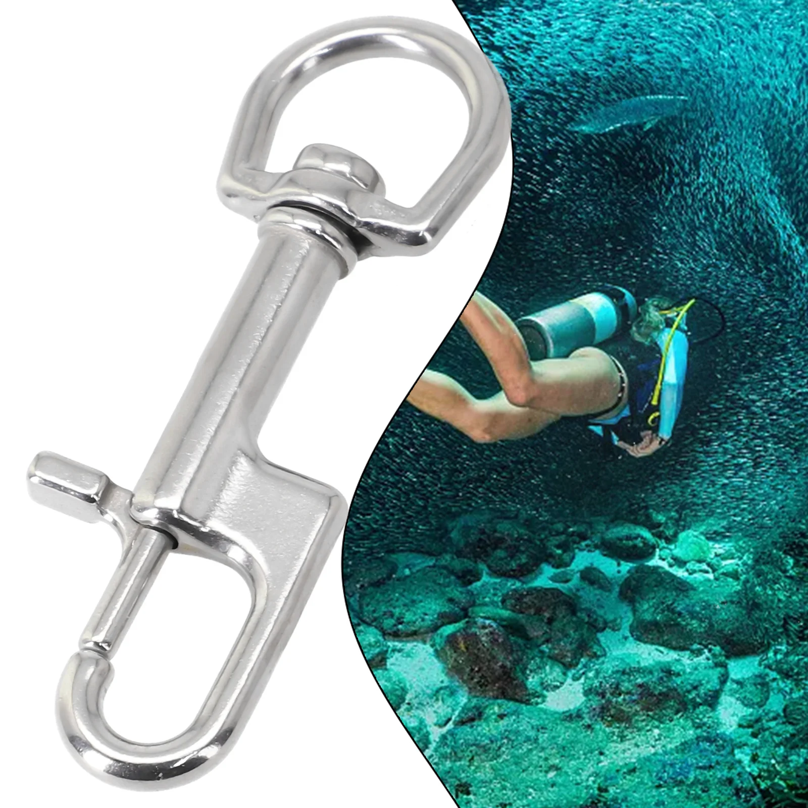 

Multi-purpose Swivel Bolt Snap Anti-rust Corrosion Resistant Used In Seawater Heavy Duty Stainless Steel Clip For Marine Sports