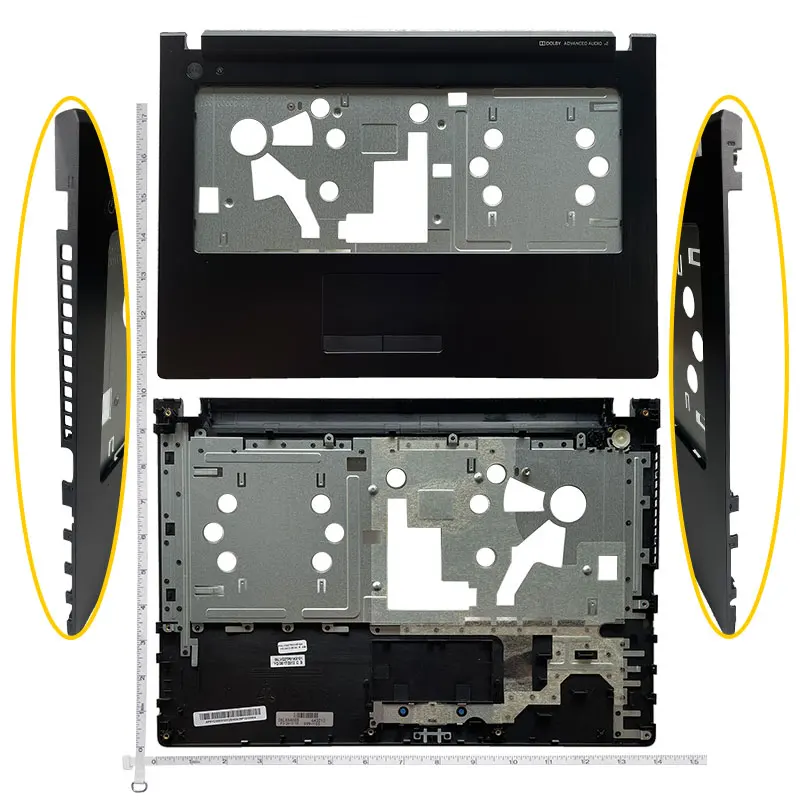 Laptop Palmrest Tampa Superior Base de Fundo Case Lenovo G400s G410s G405s Ap0yc000310 Ap0yc000c30 Novo - Imagem 4