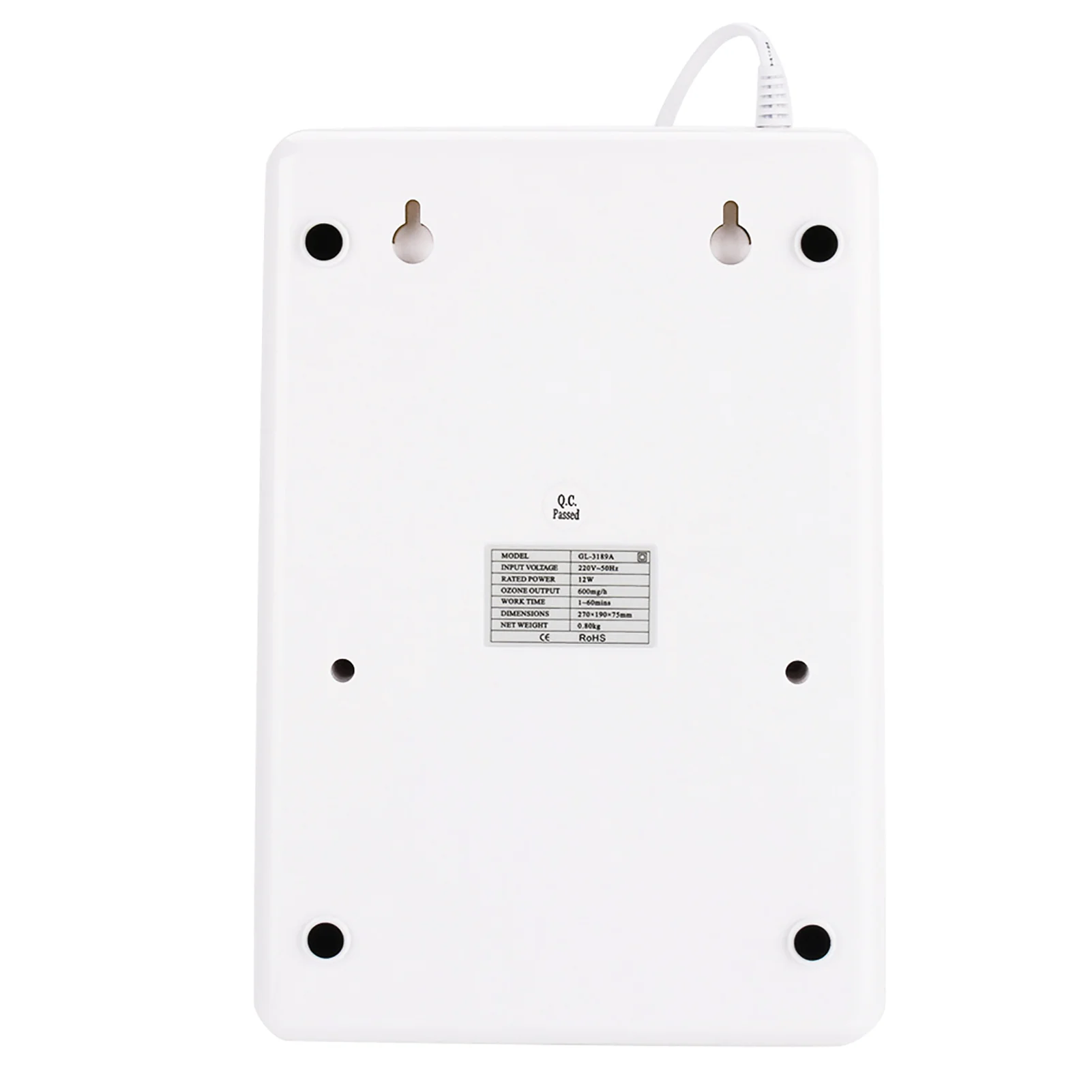 GL-3189 MultiPurpose Ozone Generator and Purifier Air Water Oil Ozonator,Ozone Machine for Water Fruit EU 220V 4