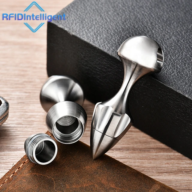 Titanium Alloy Self Defense Stinger Personal Protection Security Tool Outdoor Camping Waterproof Emergency Medicine Storage Box 3