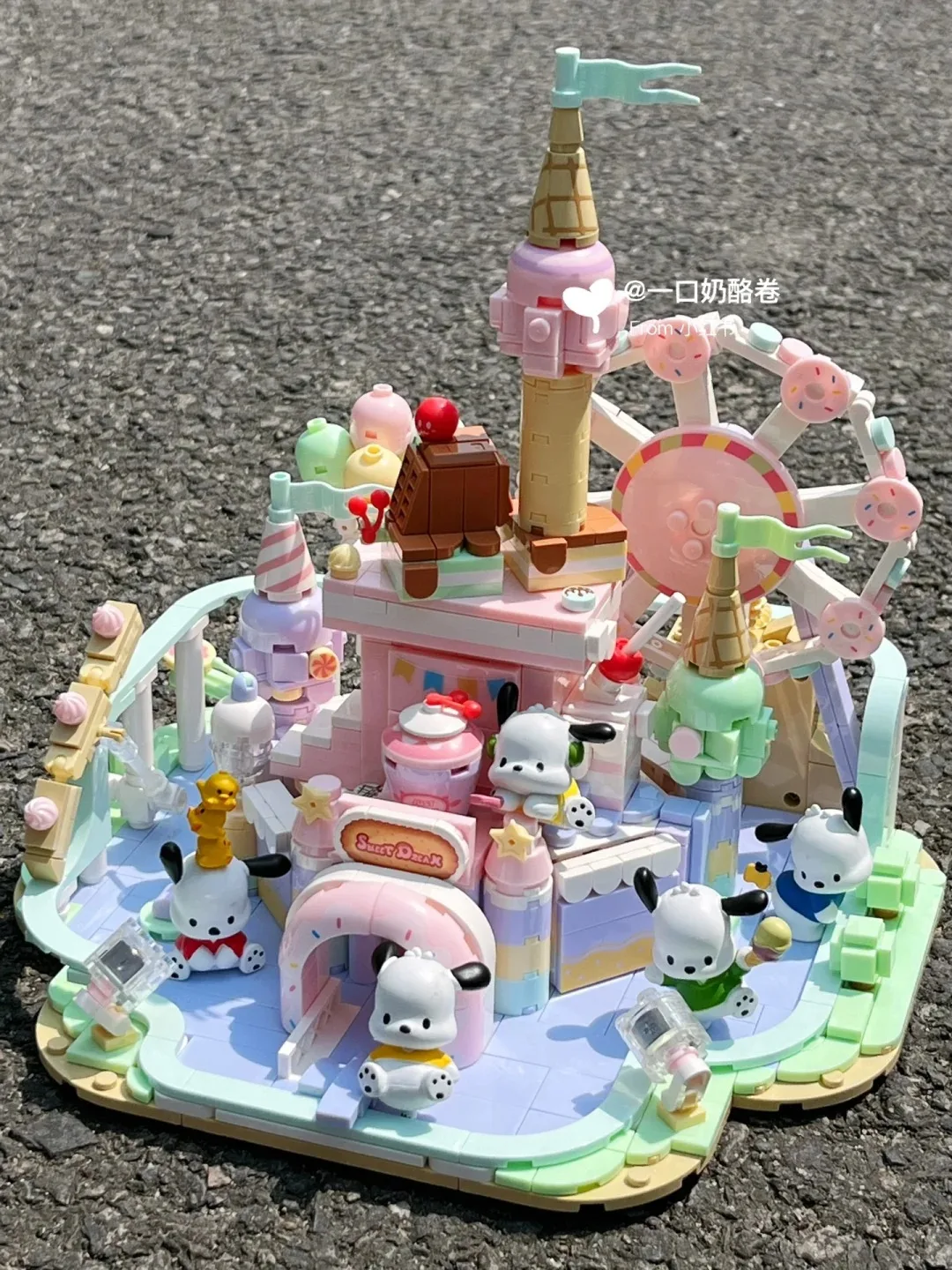 【チカコ】ハンドメイド9点セット Building Blocks Dessert Paradise Music Box Castle Cute Sanrio