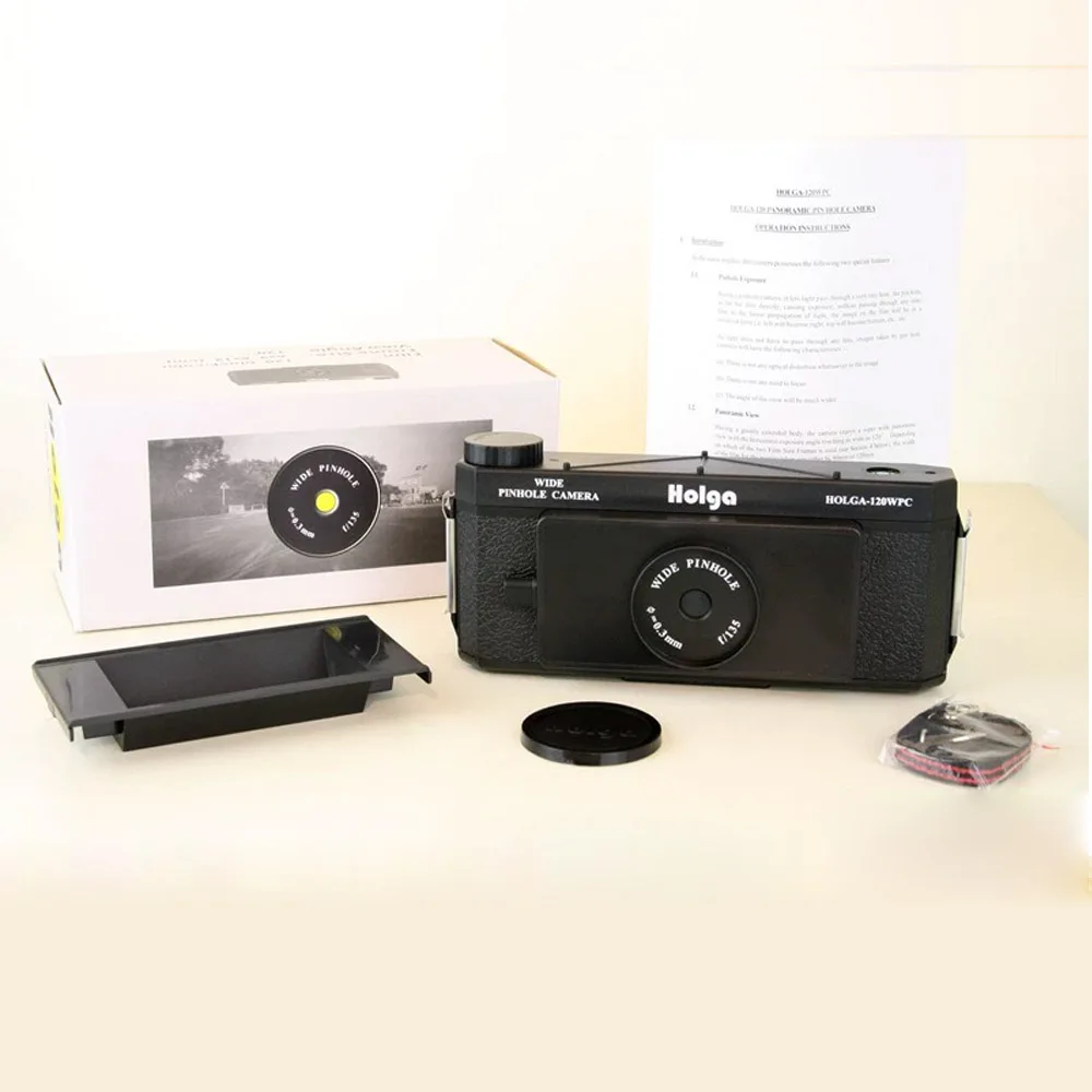 HOLGA 120WPC Retro 120 Film Camera Pinhole Small Hole Wide Angle Micro Hole Wide Film Camera No Lens 120 Pinhole Wide FilmCamera