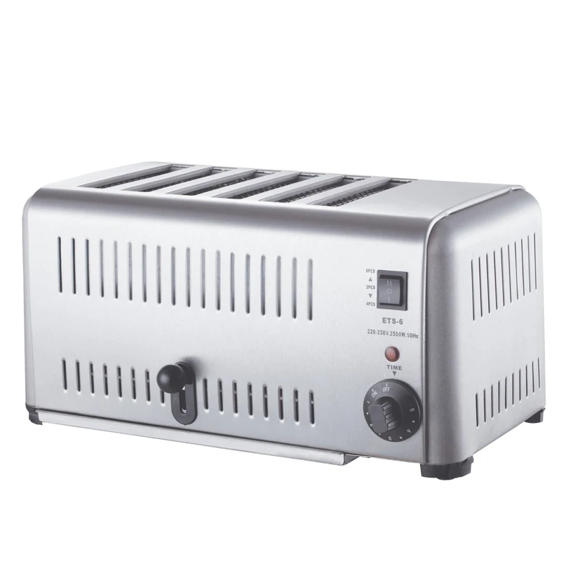 

6 Slices Toaster Commercial 4 Slices Toaster steamed bun heater sandwich roaster steamed bun machine