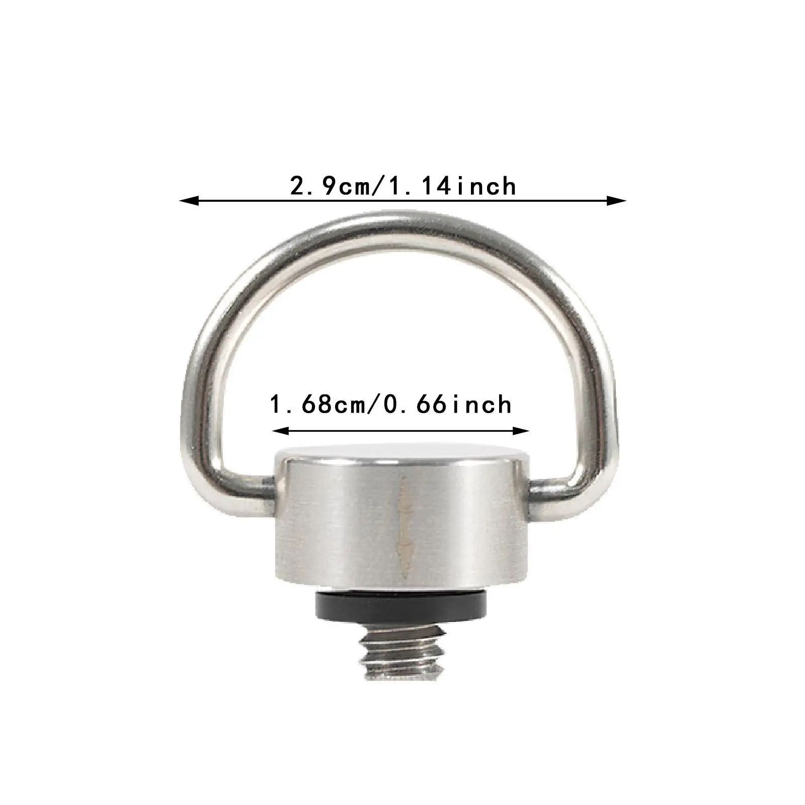 D 링 나사 힌지형 홀더 스테인레스 스틸 1/4-20 견고한 교체용 카메라