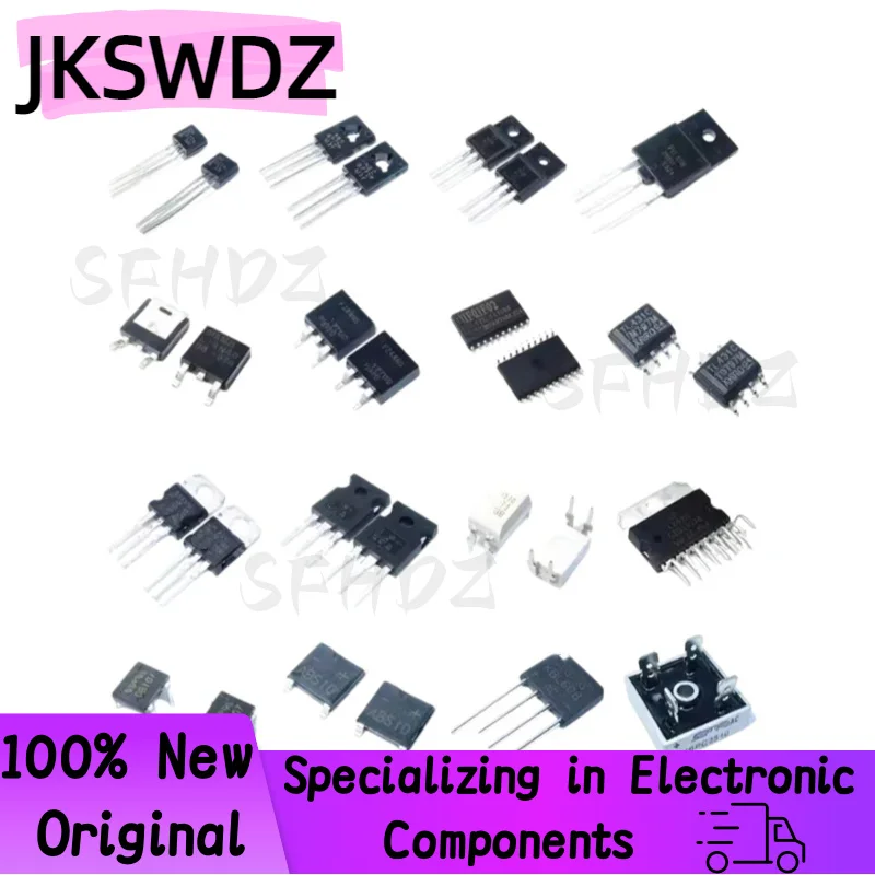 10PCS High-Performance Diode and Transistor Set, TO-220F Package