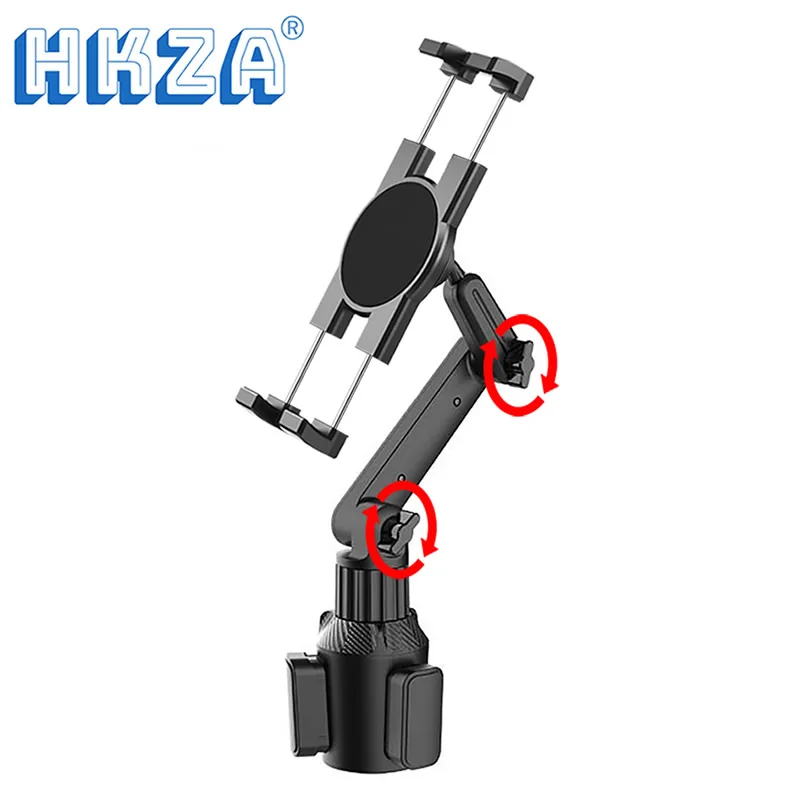 Hkza-suporte Universal Car Cup Phone Mount Ângulo Ajustável Berço Tablet Mount pc Gps 416