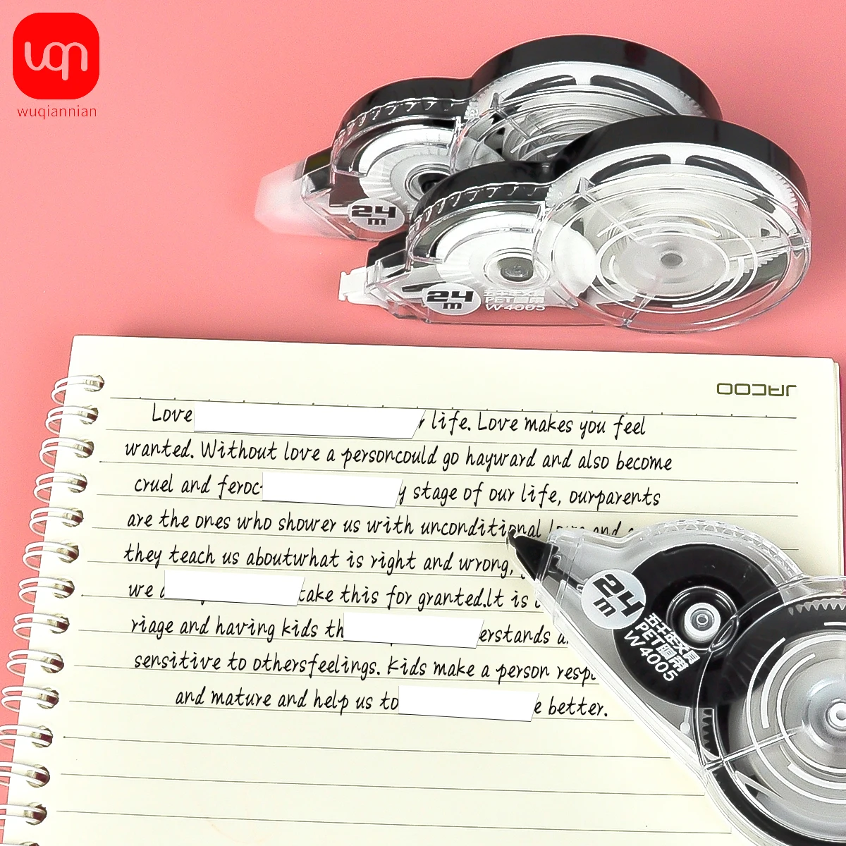 24M Roller Big Capacity White Out Correction Tape Student Error Tape Pen Back Corrector School Office Supplies Stationery