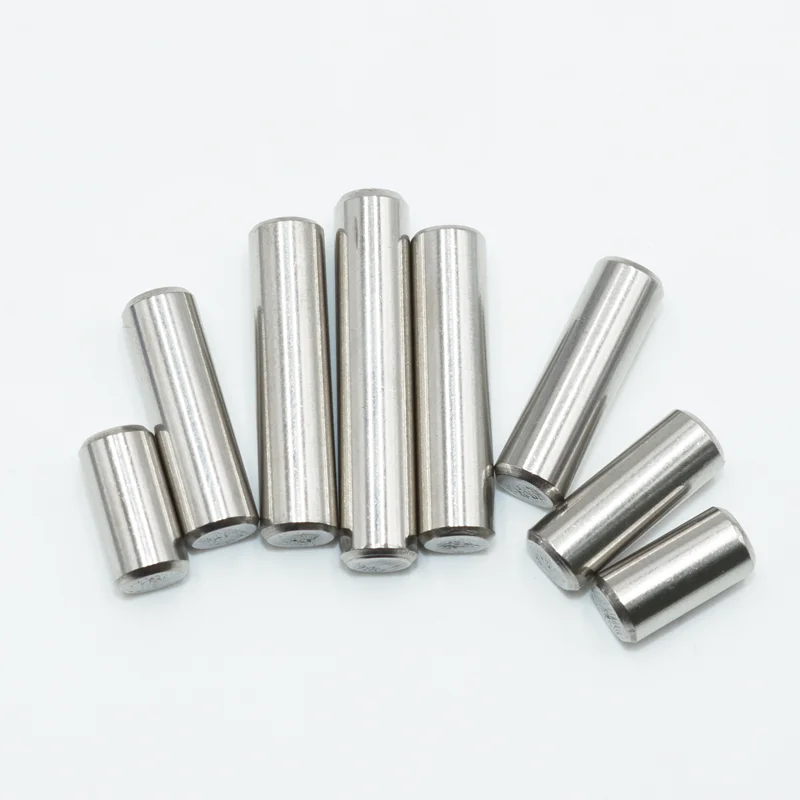 Cylindrical Pin Locating Dowel Set 304 Stainless Steel Fixed Lock Pin Shaft Fixing Metal Solid Rod M1-M8