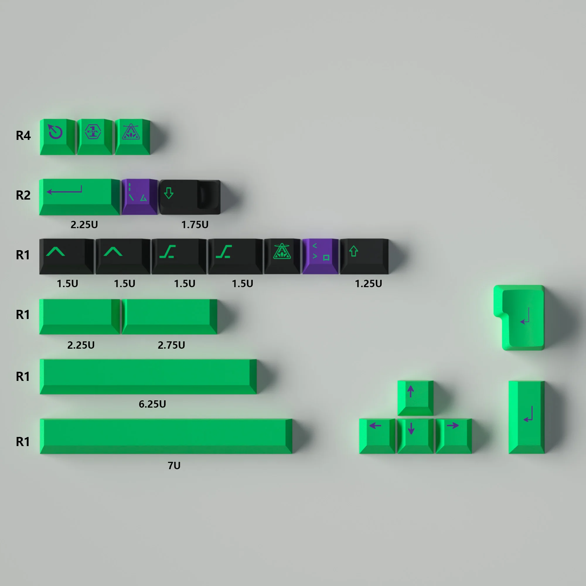pbt grande conjunto keycap cereja perfil inglês keycaps para mx switch teclado mecânico gmk clones eva personalizado