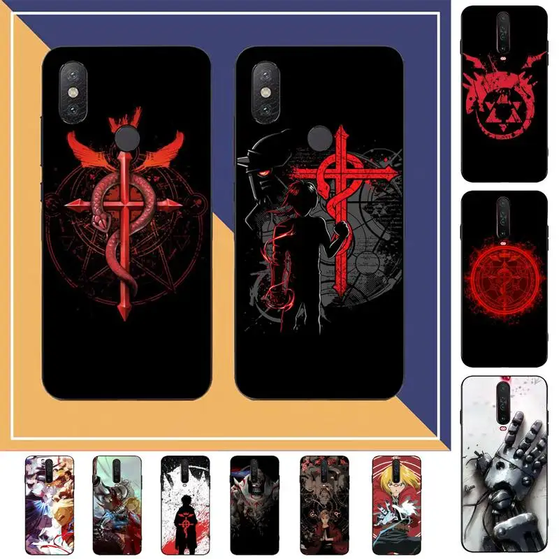 

Fullmetal Alchemist Anime Phone Case for Redmi Note 8 7 9 4 6 pro max T X 5A 3 10 lite pro