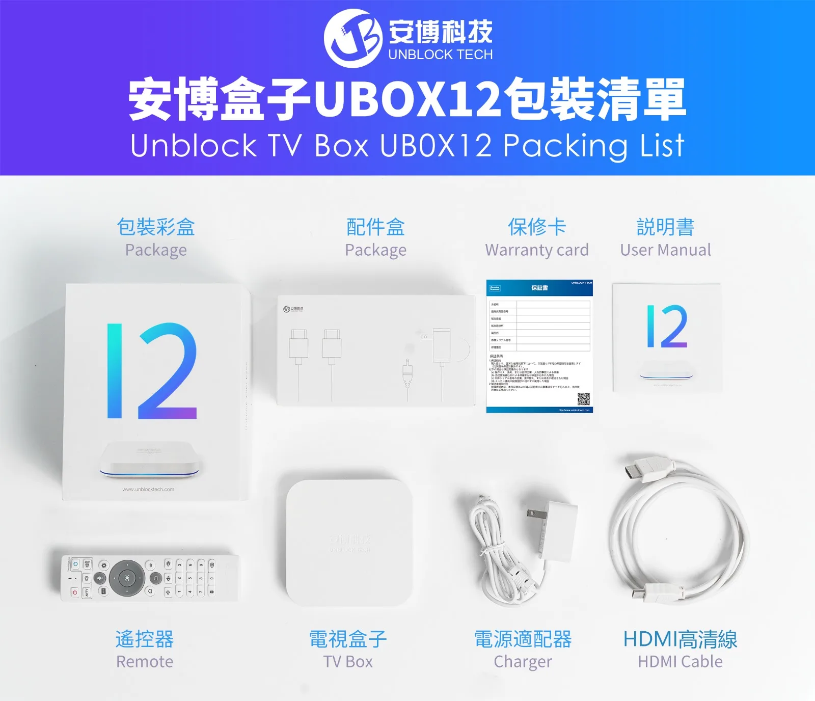 2025 new arrival Unblock Tech UBOX 12 Android 12.0 TV Box Best
