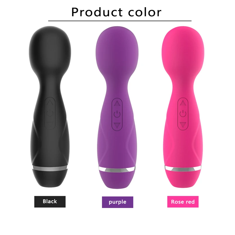 New Female Masturbator 8 Modes Powerful AV Wand Vibrator Clitoral G-spot Vibrator Magnetic Rechargeable Massager Adult Sex Toys