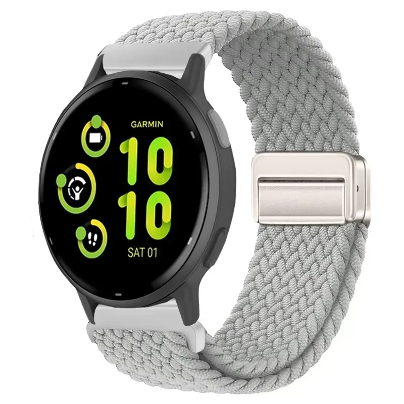 Magnetic Braided Nylon Loop Strap - 22mm & 20mm Wristband