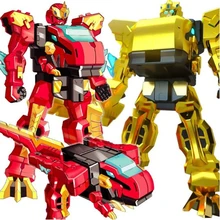 

Explosive Dragon Chariot Flame Tyrannosaurus Rex Mecha Deformation Dinosaur Robot Spinning Top Triceratops Chariot Gyro Boy Toy