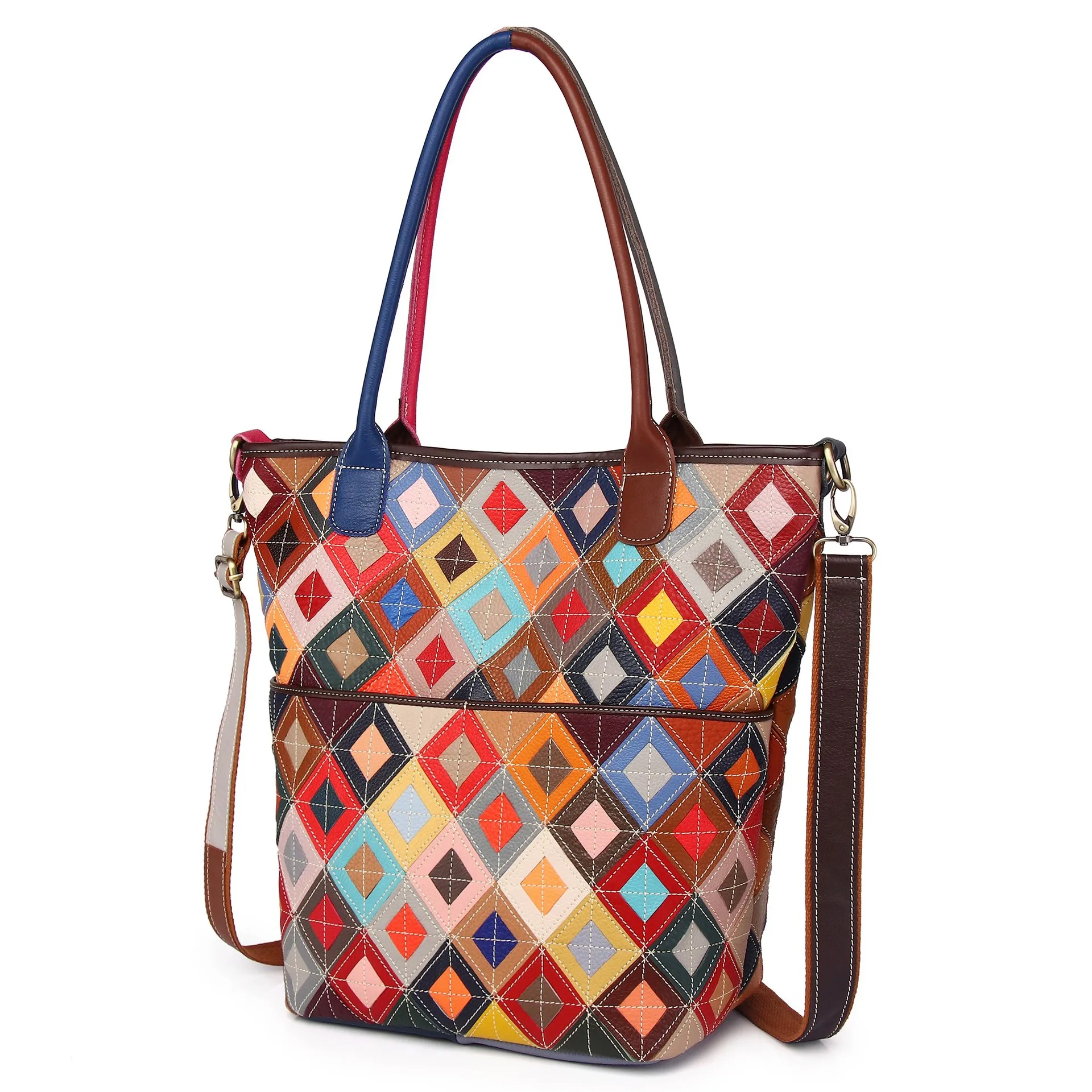 

Women Tote Bags Genuine Cow Leather Vintage 1260 Royal Bagger Handbags