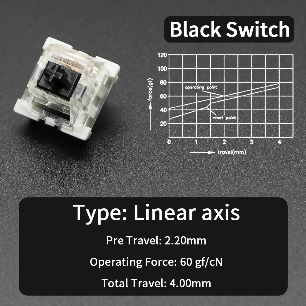 outemu interruptor para teclado linear tátil clicky interruptores silenciosos para teclados mecânicos cinza branco vermelho azul gaming switch