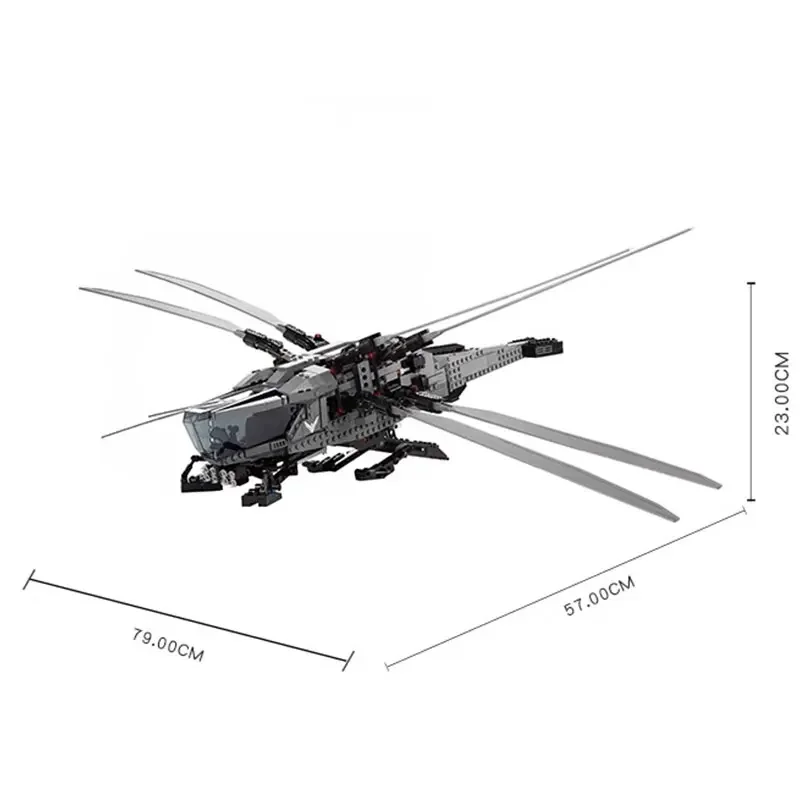 

2024 NEW IN STOCK 1369PCS ICONS Ornithopter 10327 Dragonfly Plane Planet Building Blocks Toy Gift