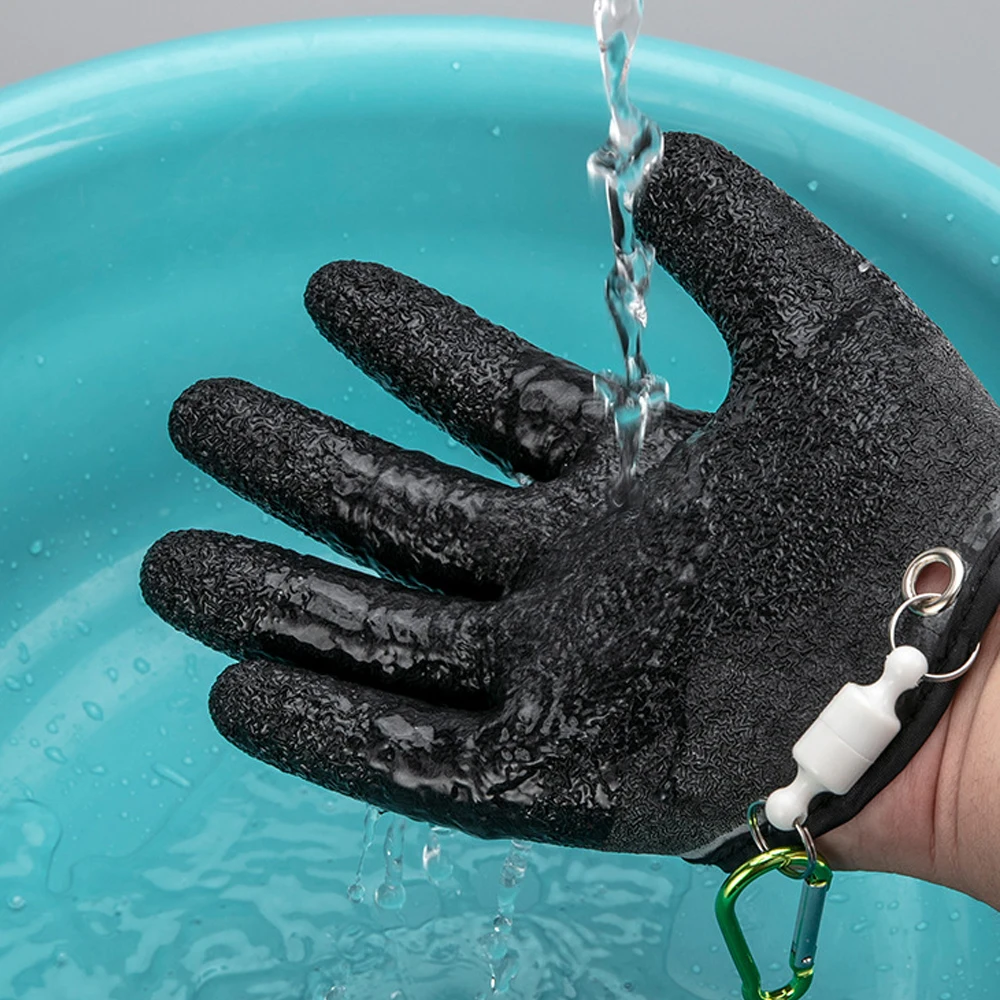 Fishing Gloves Full Finger Anti-Slip Cut Catch Fish Carp Protect
