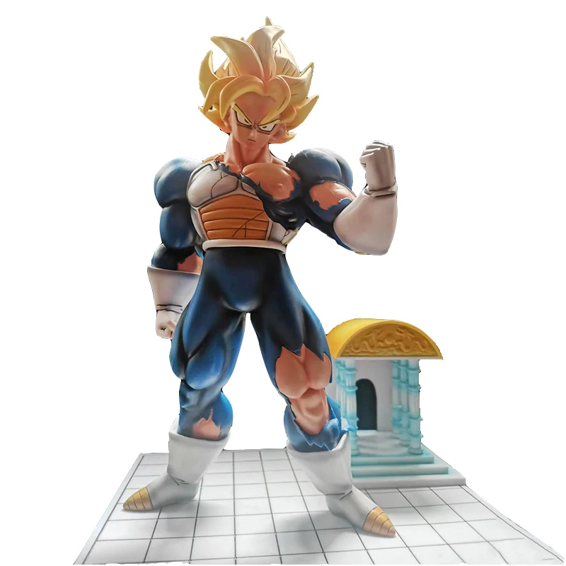 Dragon Ball Z Temple of Son Goku Figure GK Super Saiyan Action Figure Spirit Time House Goku 30cm PVC Anime Collection Model Toy