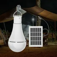 Lumière solaire étanche USB chargé suspendu d'urgence lumière du soleil alimenté lampe extérieure Camping tente lumières lumière de secours 3