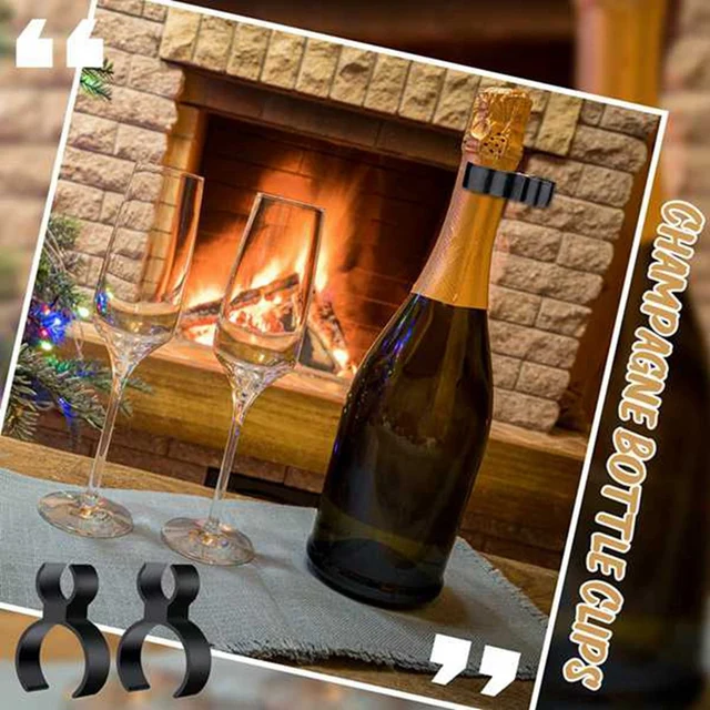 Pezsgő Palack Klipek Egyetlen Tartós Biztonsági Gyertya Számára (24 Darab) - Image 2