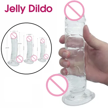 Health TPE private multiple size fake penis cheap sex toys butt plug anal toys strap on suction cup huge realistic dildo 1