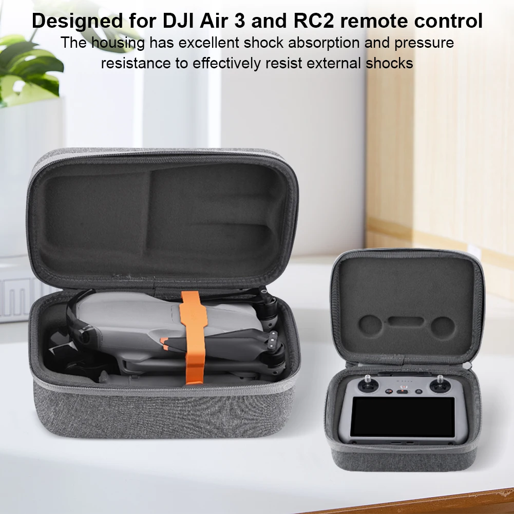 Carrying Case Protective Body+Controller Bag Storage Bag Handbag for DJI Air 3S Drone and RC 2 Remote Controller
