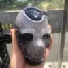 Skull Stone Natural Black Agate Geode Crystal Cranium Mineral Fengshui Reiki Meditation Energy Home Decor For Room 5