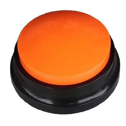 Recordable Talking Pet Sound Button for Communication Training and Interactive Play