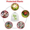 10pcs Plant Protect Bell Covers Reusable Plastic Clear Garden Plant Protection Covers w Fixed Support Pins Plant Tags Anti-frost 4