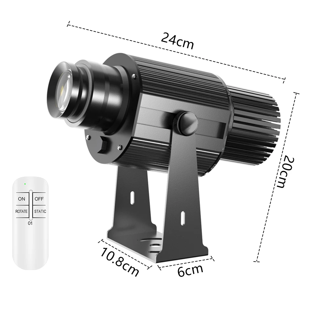Gobo Projector Advertising Light IP67 Rotating Images Lense Stage Outdoor Waterproof Shop Show Bar Hotel Entrance led projector gobo projector lenses