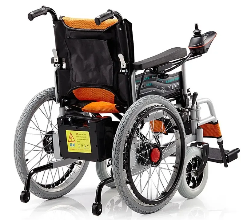 Folding Electric Wheelchair for the Elderly People Disabled Wheelchair 12AH lithium battery